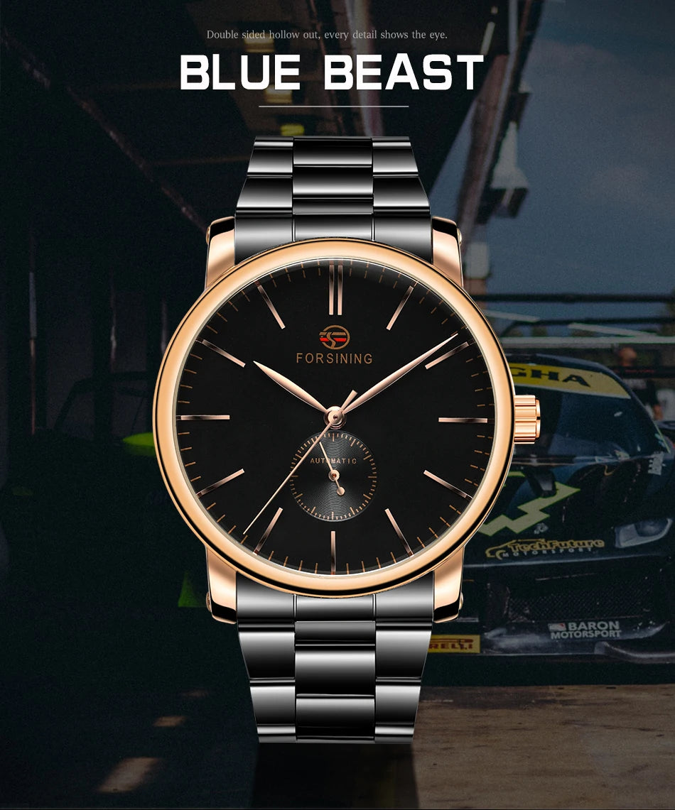 2024Famous Luxury Brand Men's Watches Mechanical Movement Leather Strap Automatic Self-winding Clock Male Big Dial Wrist Watches