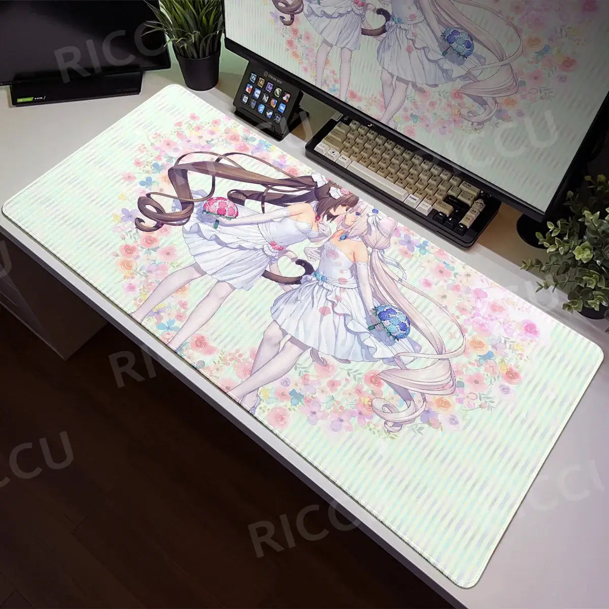 Nekopara XXL Home HD Γραφείο υπολογιστή Ποντίκι Anime Μεγάλο μαξιλάρι ποντικιού Γραφείο Φορητός υπολογιστής Επιτραπέζιος υπολογιστής Αξεσουάρ παιχνιδιών Τεχνολογία