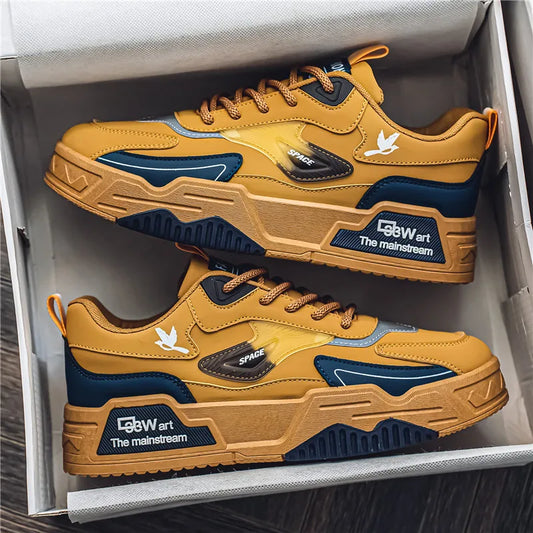 Men's Skate Shoes, Casual Sports Shoes, Men's Street Fashion Casual Shoes, Light, Comfortable, Versatile and Suitable for All Seasons