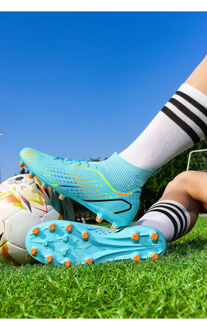 New Men Soccer Shoes Professiona Football Boot Turf Futsal Match Grass Unisex Outdoor Training Soccer Cleats Non-slip Breathable