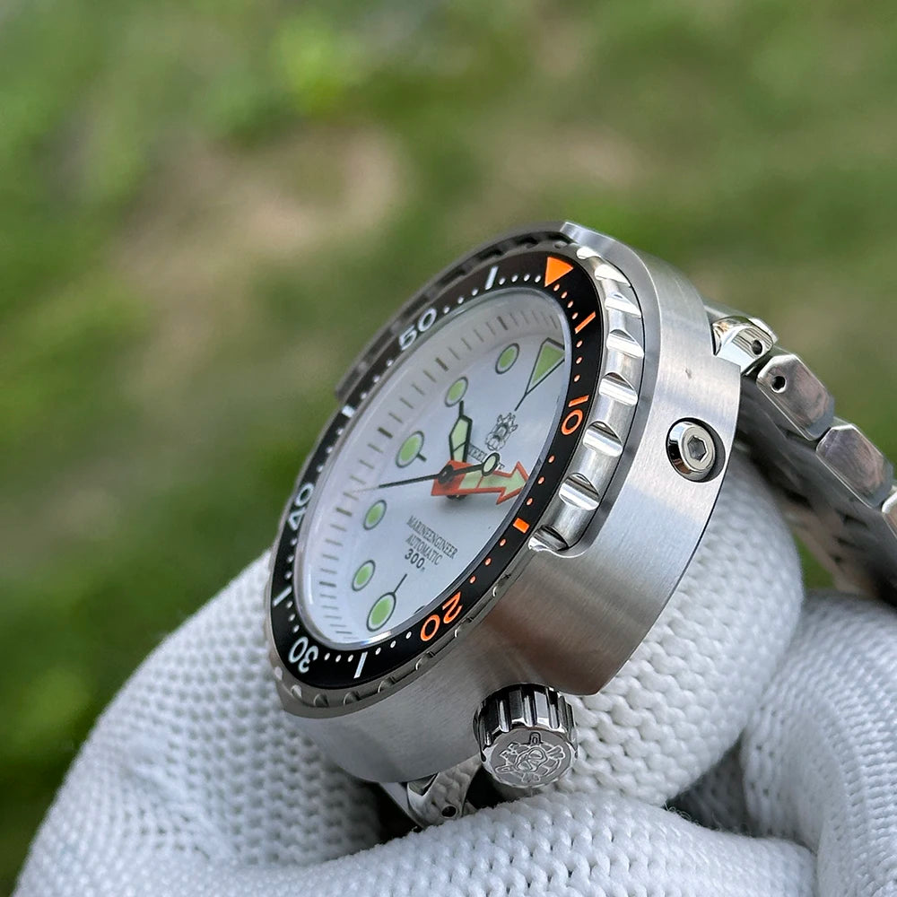 2025 Tuna Can Classic Watch For Men STEELDIVE SD1975C Super Luminous Ceramic Bezel 300M Waterproof NH35 Movement Dive Wristwatch