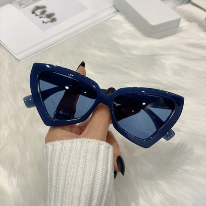 New Vintage Triangle Polygon Sunglasses Women Men Vintage Glasses Retro Cat Eye Sun Glasses Female Male Eyewear Eye Glasses