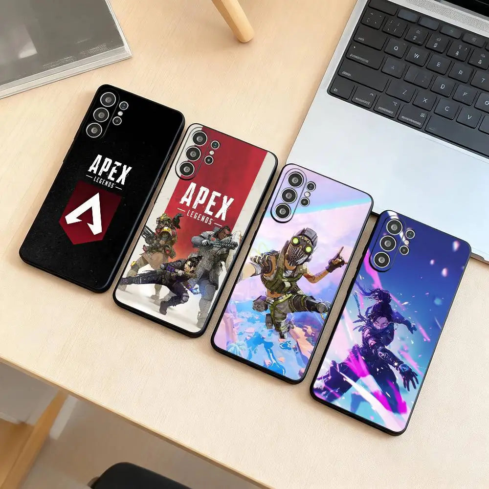Apex Legends  Phone Case Black Silicone Soft For Samsung S25,S24,S21,S22,S23,S30,Ultra,S20,Plus,Fe,Lite