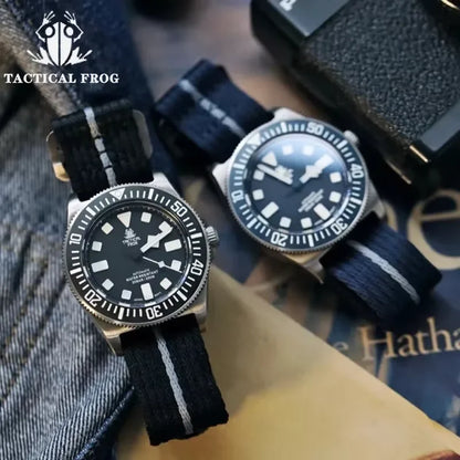 Tactical Frog FXD V4 Mechanical Watch NH35 Automatic Movement Titanium Mens Watches 200m Waterproof Sapphire Luminous 42mm Watch