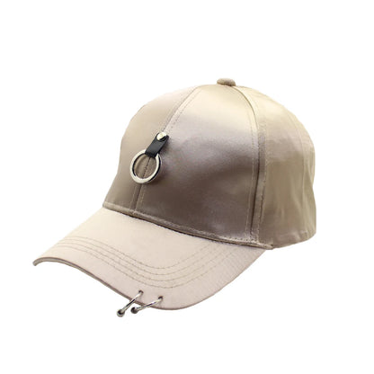 Femei Bărbați Hip Hop K-pop Șapcă de baseball tip snapback, culoare uni, cu inel, sport, dans, călătorii, iubitor de călătorii, șapcă pentru tată, șepci, îmbrăcăminte urbană, reglabilă