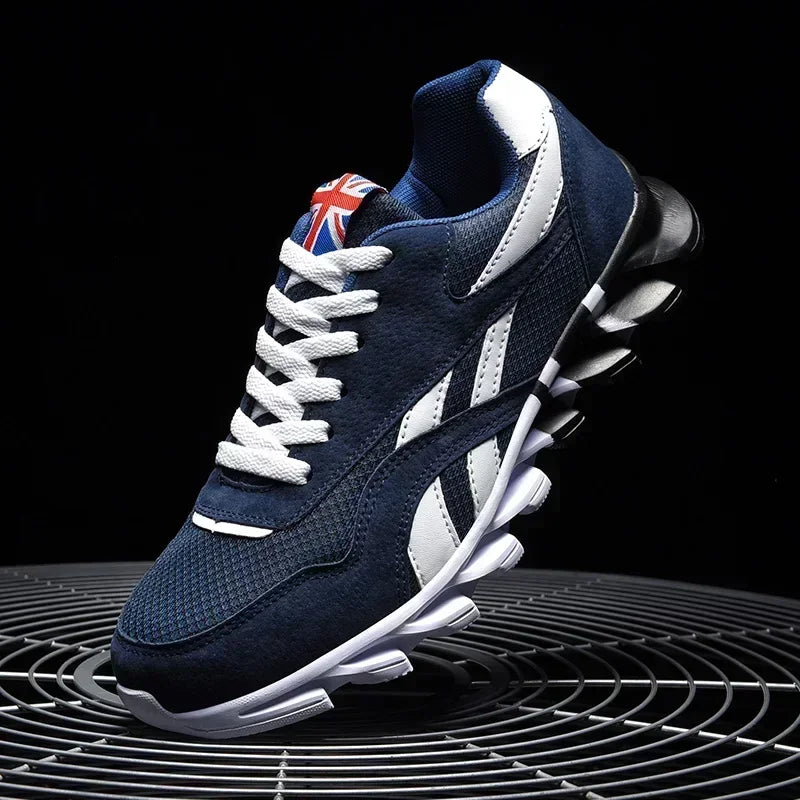 Brand Trend Size 46 47 48 Men's Wear-resistant Cushioning Thick-soled Fitness Sneakers Outdoor Breathable Running Shoes for Men