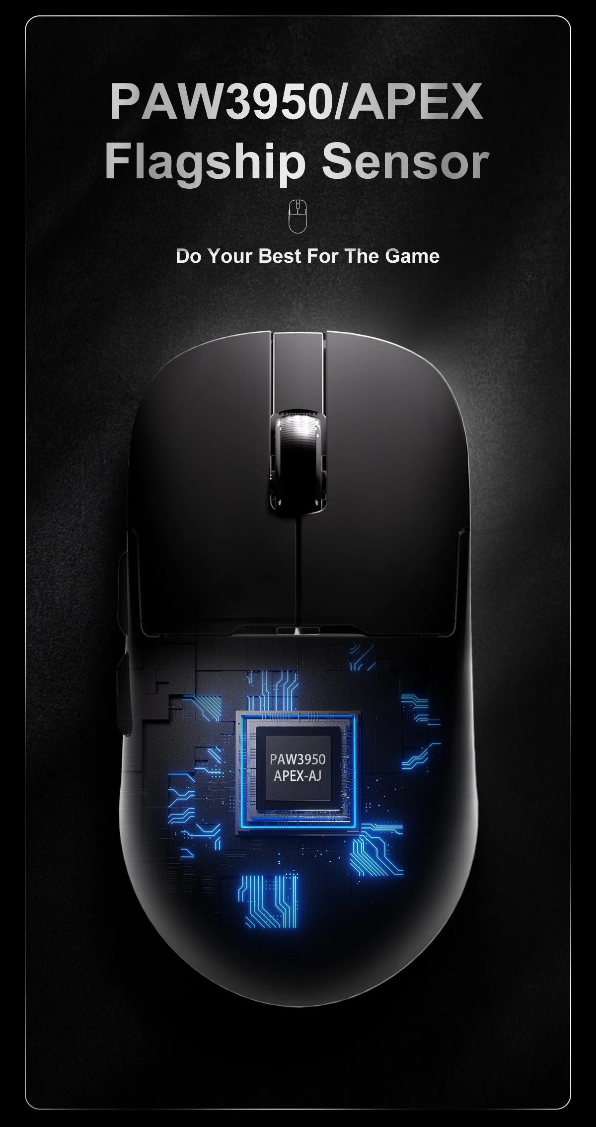 AJAZZ AJ159 APEX belaidė žaidimų pelė, lengva RGB žaidimų pelė su magnetine įkrovimo stovele, „Bluetooth“ ir 2.4GHz, iki 30,000 DPI, skirta stacionariems kompiuteriams ir nešiojamiesiems kompiuteriams