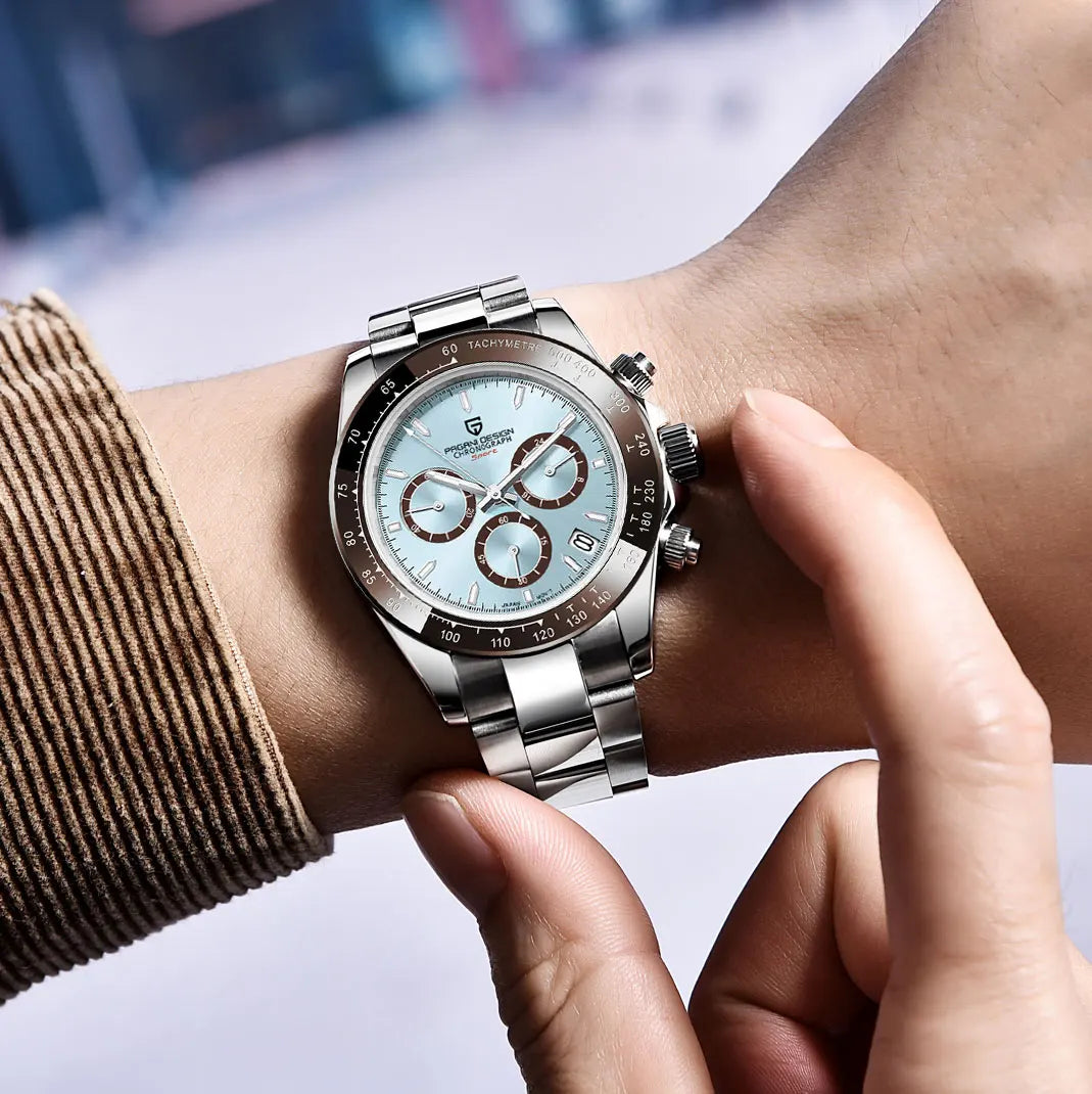 PAGANI DESIGN 2026 New Sport Chronograph Top Brand Luxury Quartz Watch For Men Sapphire crystal  Automatic Date Wrist watch Men