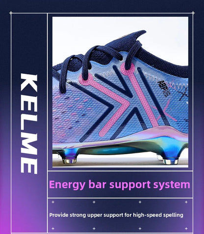KELME FG -ammattilaistason jalkapallokengät pitkillä nastoilla, luonnonnurmelle, ottelutason jalkapallokengät, sisäkäyttöön, liukumattomat jalkapallokengät