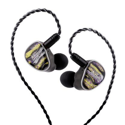 Linsoul Kiwi Ears Étude HiFi IEM Earphones Beryllium DD + 3BA Hybrid Wired Earbuds with KVT Vibration Transducer Precision Tuning