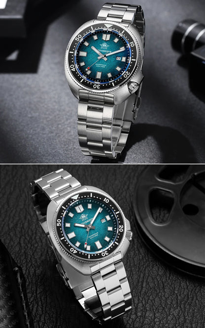 ADDIESDIVE Men's Luxury Watch 20Bar Waterproof  Display AD2511 Sapphire Glass Reloj Hombre BGW9 Super Luminous Quartz Watches