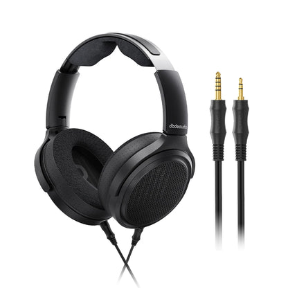 FiiO JT7 Planar Magnetic Over-Ear Audiophile Headphones – 95x86mm Driver, 4.4mm & 3.5mm Wired HiFi Headset