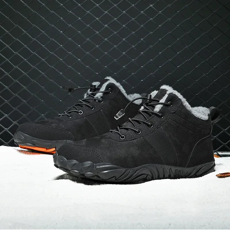 Femmes hiver chaussures en coton décontractées vêtements chauds résistant nouveau  Chaussures d'automne chaudes en coton pour hommes, bottes de maison unisexes antidérapantes et confortables pour la neige