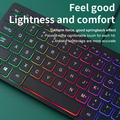 Mini Teclado com Fio APAYADO K1000 - Design Compacto e Portátil, Plug-and-Play, Ideal para Portáteis/Computadores, Resistente a Derrames