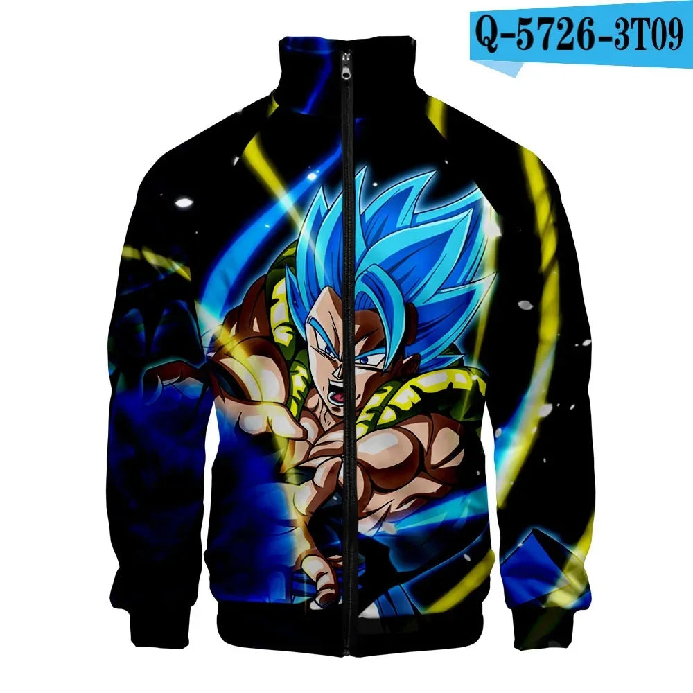 Dragon Ball Goku Hoodies Kids Boys Sweatshirts Anime Clothes Costume Hoody Gohan Beerus Pullovers Men Women Tracksuits Tops