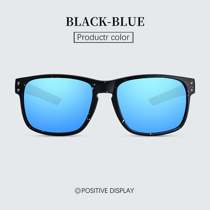 Men's Sunglasses New Arrival Square Polarized Sunglasses Goggles Sun Glasses TR90  With UV Protection