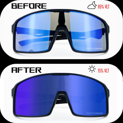 SINGA Photochromic Cycling Sunglasses Sport Glasses Road Bike Glasses MTB Eyewear for Man Women Riding Goggle Cycling Glasses