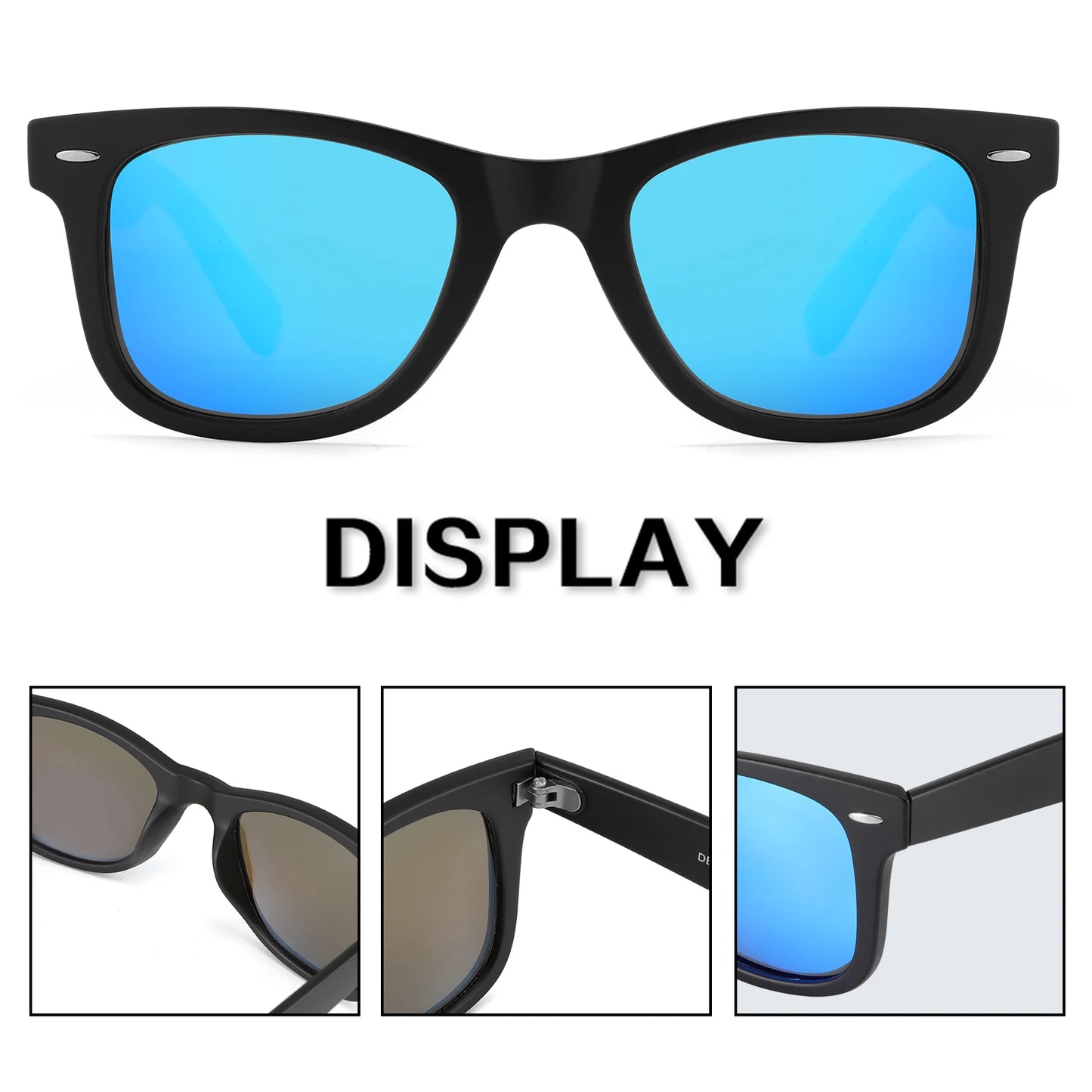 Ravenisa Men's Polarized Sunglasses classic fashion UV400 Women's Glasses Driving Outdoor Travel Glasses Cool