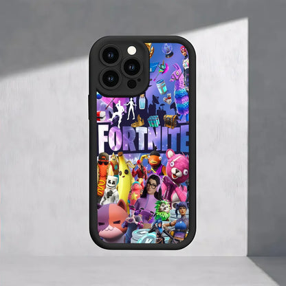 F-Fortnite Gaming-Handyhülle für Samsung S26 S25 S24 S23 S22 S21 S20 F06 M16 Note 20 FE Plus Ultra 4G 5G – weiche Silikon-TPU-Hülle