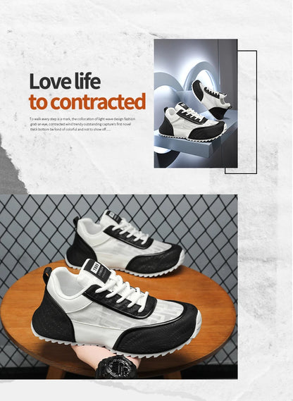 Brand protection 2026 new men's lightweight non-slip breathable wear-resistant running sports fashion versatile casual shoes