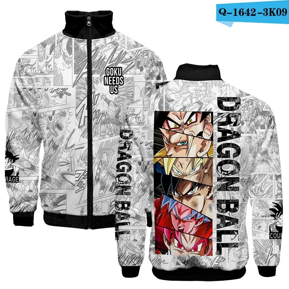 Dragon Ball Goku Hoodies Kids Boys Sweatshirts Anime Clothes Costume Hoody Gohan Beerus Pullovers Men Women Tracksuits Tops