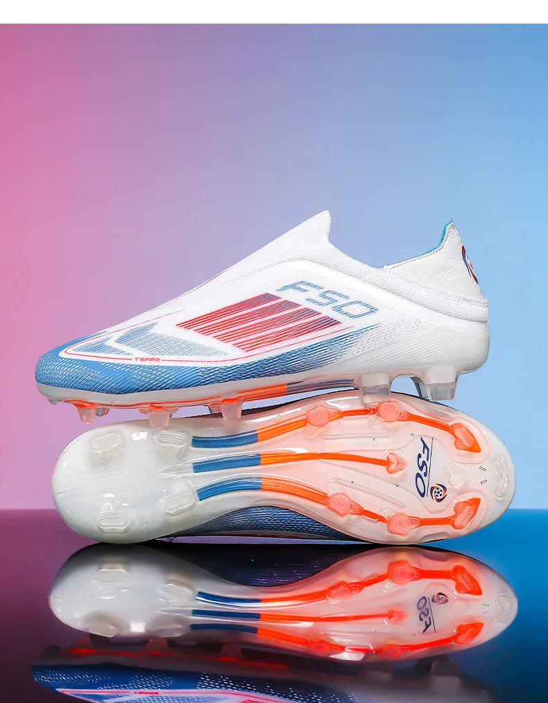 New Men Football Boots ComfortableSoccer Shoes Match Training Boys Non Slip Long Spikes Breathable Adult Cleats Outdoor Sport