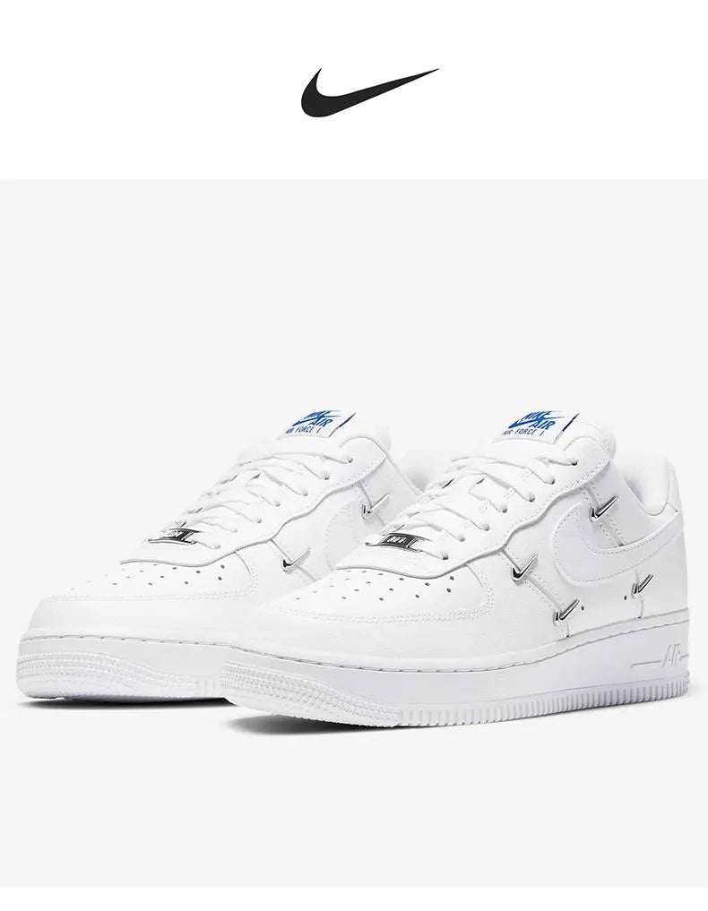 Nike originale AIR FORCE 1 Air Force No.1 lave casual skatesko til kvinder CT1990-100
