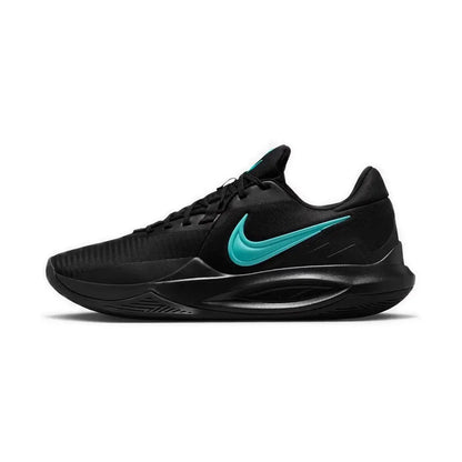 Nike Precision 6 – pohodlné a univerzální nízké basketbalové boty pro muže v černé barvě IO7605-040