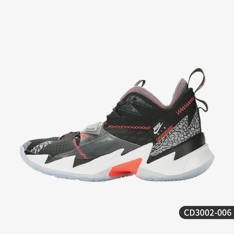 Nike Authentic Autumn Winter Men's Mid-Top Sports Cushioned Wear-Resistant Basketball Shoes CD3002-006