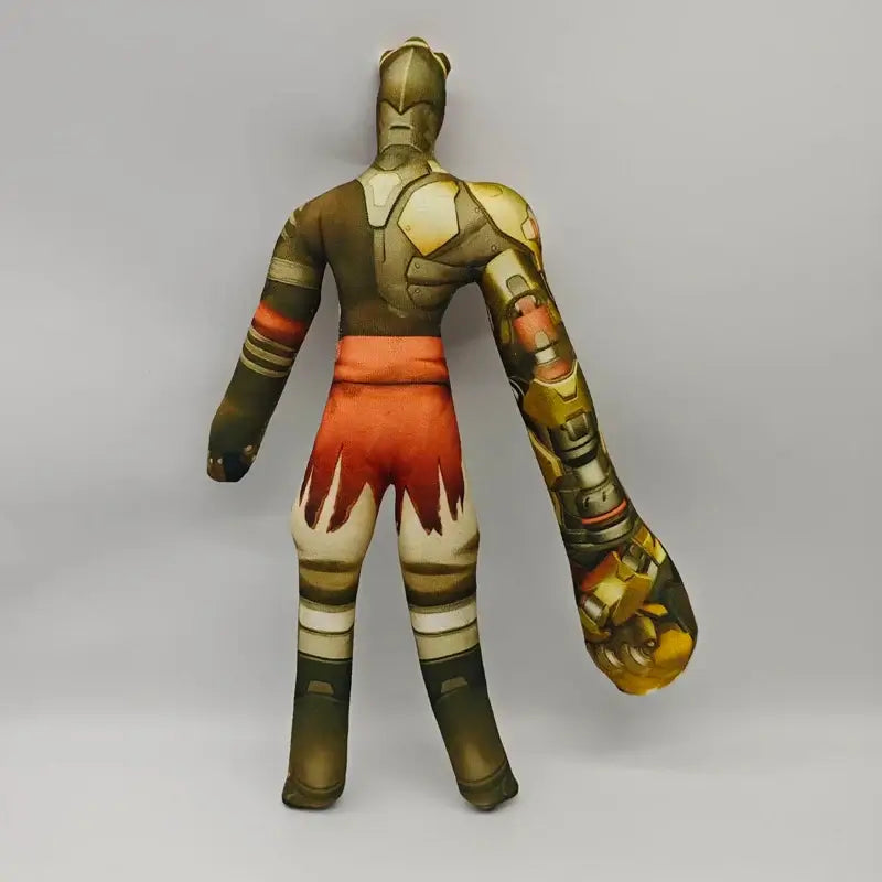 26cm Anime- und Gaming-Plüschfigur mit flexiblem Drahtkörper in verschiedenen Posen – Overwatch D.Va / Doomfist / Genji / Widowmaker, Plüschpuppe
