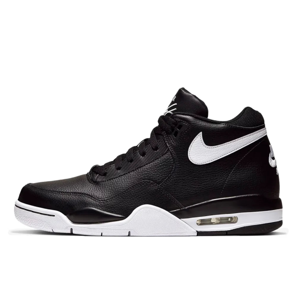 Sneakers da basket retrò Nike Flight Legacy Mid-Top da uomo, nero/bianco, BQ4212-002