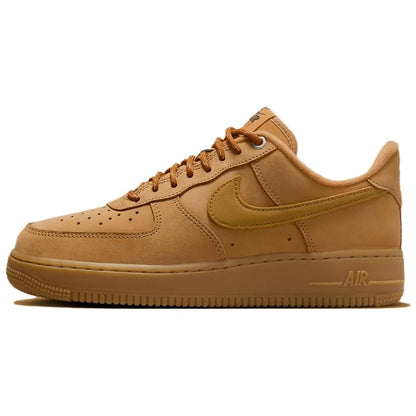 Nike Air Force 1 '07 Dames Triple White Leer AF1 Classic Comfortabele Air Cushion Board Shoes Casual Witte Sneakers DD8959-100