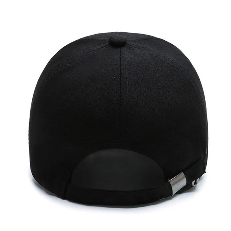 Men Women Baseball Cap Summer Cotton Hat Snapback Hip-Hop Cap Adult Sport Sun Hat Casual Long Brim Sunscreen Golf Cap