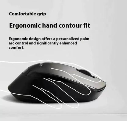 Mouse professionale da ufficio Logitech M330, compatto, silenzioso, facile da trasportare, confortevole al tatto e progettato specificamente1