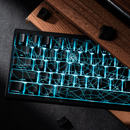 Teclado mecânico XVX M67 JadeStone com teclas IMD-Tech, hot-swappable, gasket, tri-mode, RGB personalizado, sem fios, 65%