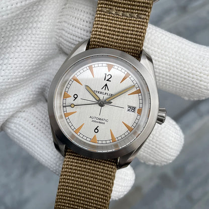 STEELFLIER Official SF751 Luxury Fashion Mechanical Wristwatch NH35 Movement Super Luminous 20Bar Waterproof Classic Dive Watch