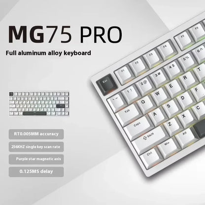 IROK MG75 Pro MG75 Max Aluminum Magnetic Gaming computer Mechanical Keyboard 75% Rapid Trigger 8K RGB Hotswap Gamer Keeyboard