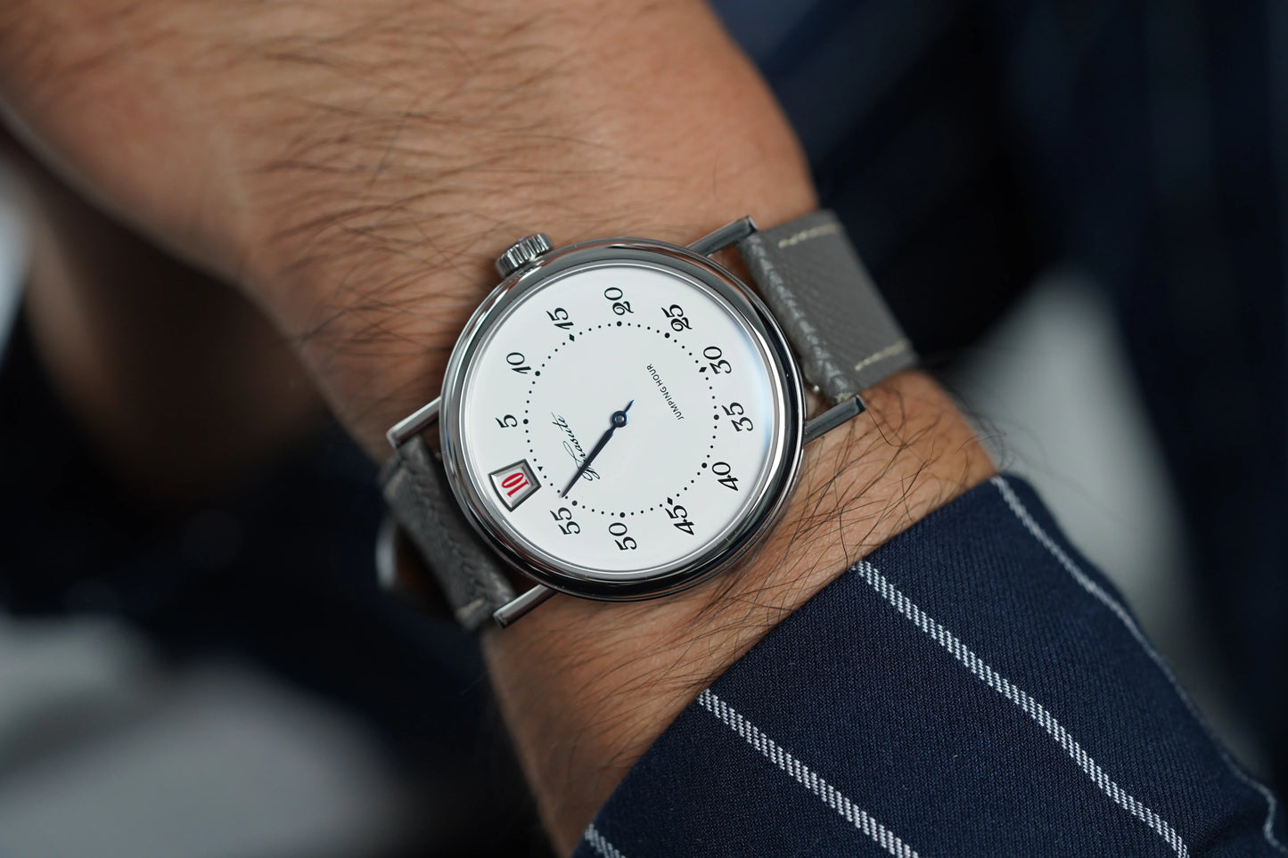 FARASUTE Casual Automatic Mechanical Men Watch Business Jumping Hour Seagull Movement Sapphire Waterproof Wristwatch Male Reloj