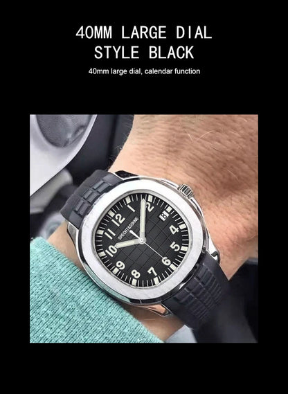 Specht&Sohne 2025 New Luxury Men Mechanical Wristwatch Miyota 8215 Stainless Steel Watch Green Rubber Sapphire Reloj Hombre