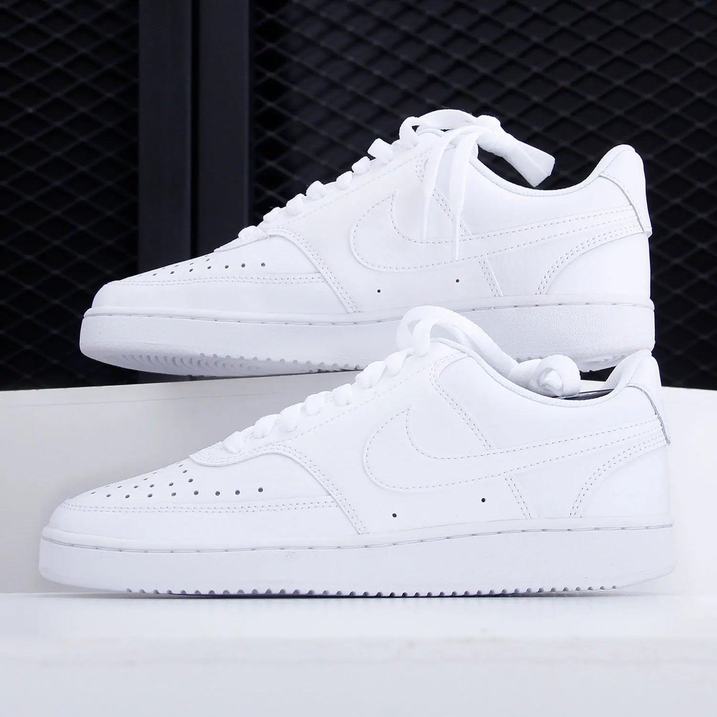 Nike Genuine Court Vision Low Ténis unissexo de cano baixo duráveis CD5434-100