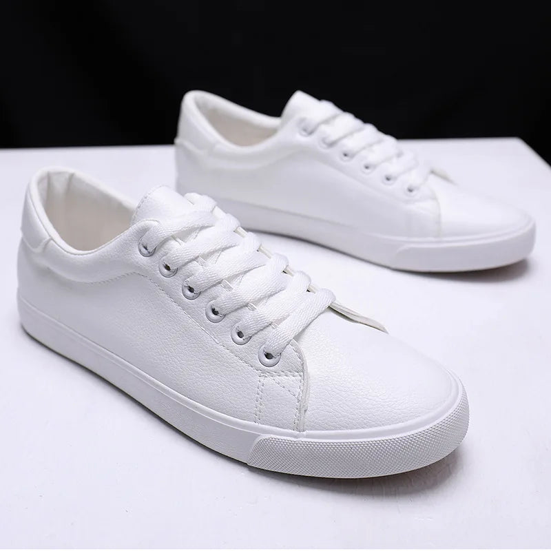Baskets Souples Blanches Décontractées pour Homme, Chaussures de Marque à la Mode, Printemps et Été, N021