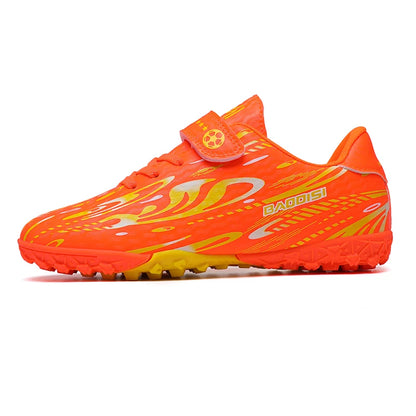 Chaussures de Football professionnelles pour enfants, bottes de terrain de Football d'intérieur pour hommes, chaussures de Football originales TF/AG, crampons de société, entraînement sur gazon rapide