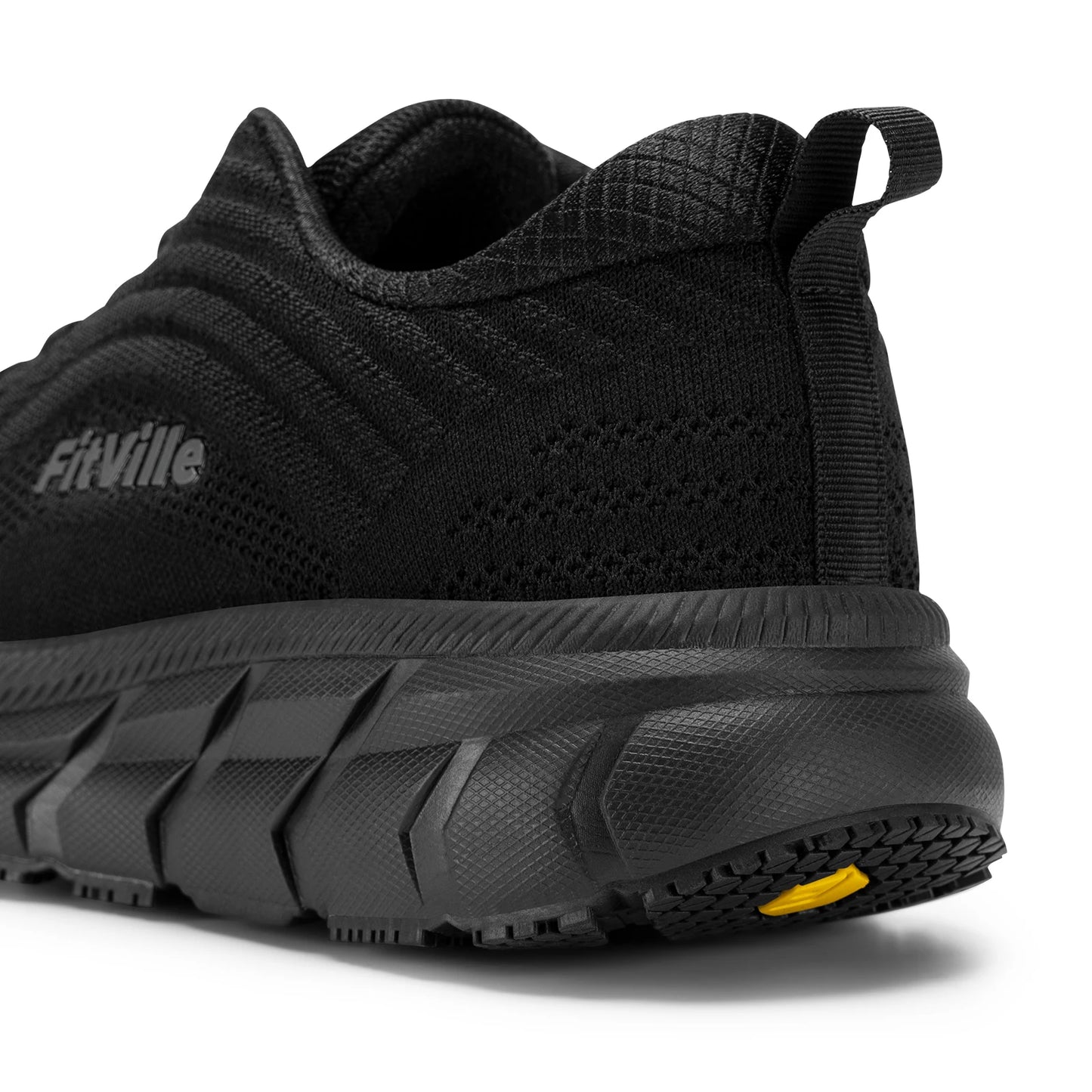 FitVille-schoenen met brede teenruimte voor heren, goed gedempte extra brede schoenen, antislip, breed, lichtgewicht en ademend, voor hardlopen