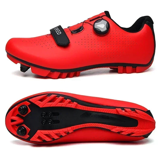 New men's cycling sneaker shoes with cleats, road and mountain bike racing shoes, women's bicycle SPD unisex MTB shoes, Zapatillas Ciclismo MTB
