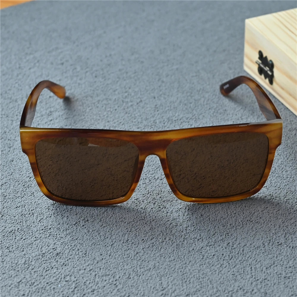 Vazrobe 165mm Oversized Black Polarized Sunglasses Men Large Huge Sun Glasses for Male Flat Top Steampunk Big Large Face
