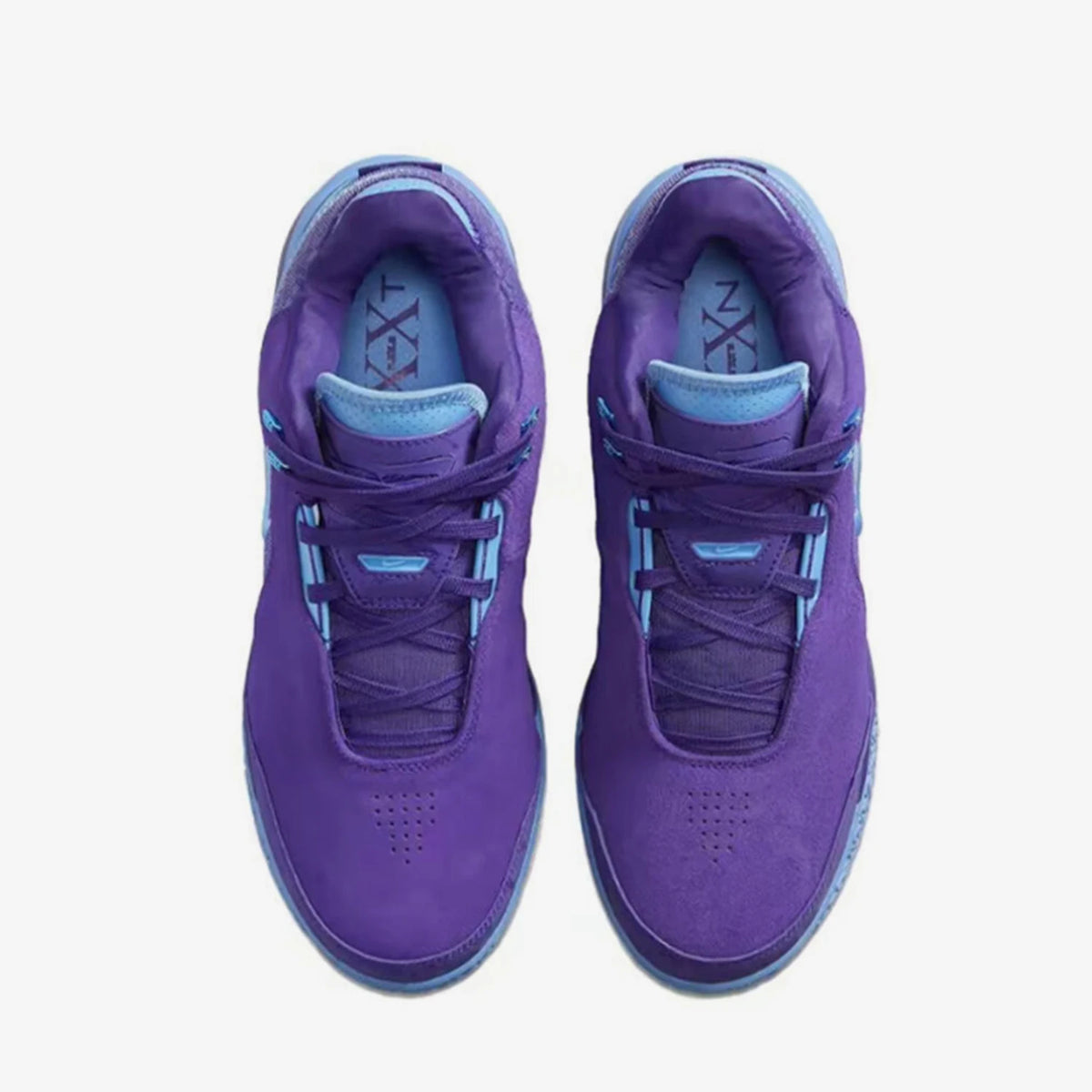 Oryginalne, nowe, męskie buty do koszykówki Nike z półwysoką cholewką i wytrzymałą patchworkową konstrukcją FJ1566-500