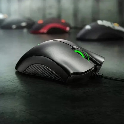 Mouse gaming cablato Razer DeathAdder Essential / Mouse cablati 6400DPI con 5 pulsanti indipendenti per laptop e PC gamer