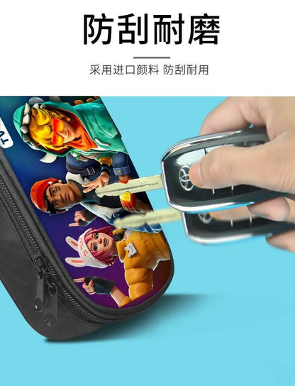 Fortnite new style elementary school student personalized pencil case game peripheral cartoon large capacity stationery bag gift