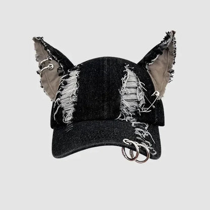 Șapcă de baseball în stil hip-hop – Pălărie de cowboy la modă, în stil graffiti și blugi, pentru femei/bărbați, accesoriu de modă unisex pentru petreceri și echipe
