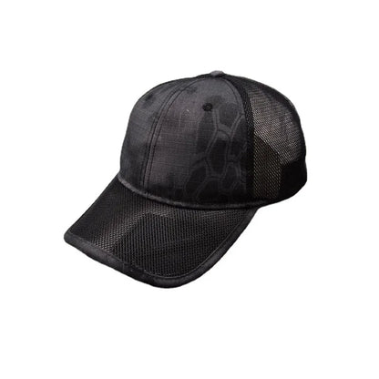 Nyári, lélegző hálós baseball sapka férfiaknak, nagy fejméretre állítható, férfi sapka, alkalmi, terepszínű, szabadtéri dzsungel sapka, férfi, 62 cm